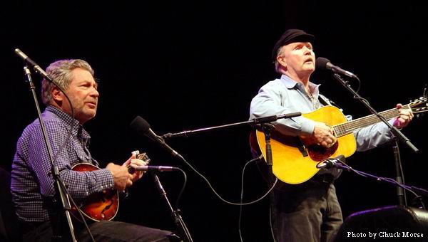 Photo of Tom Paxton with Eric Weissberg